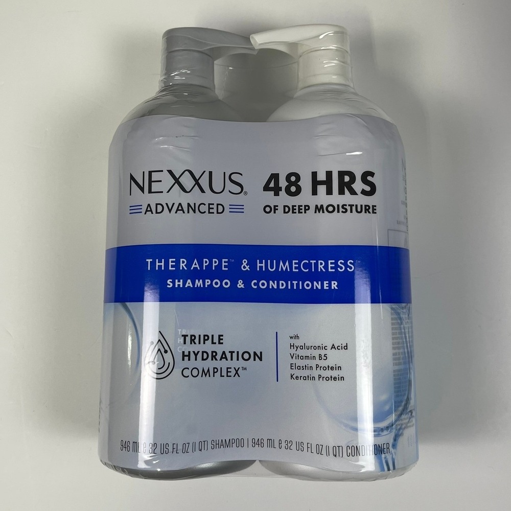 Nexxus Advanced Therappe Shampoo Humectress Conditioner Set 32oz 48HR Hydrate